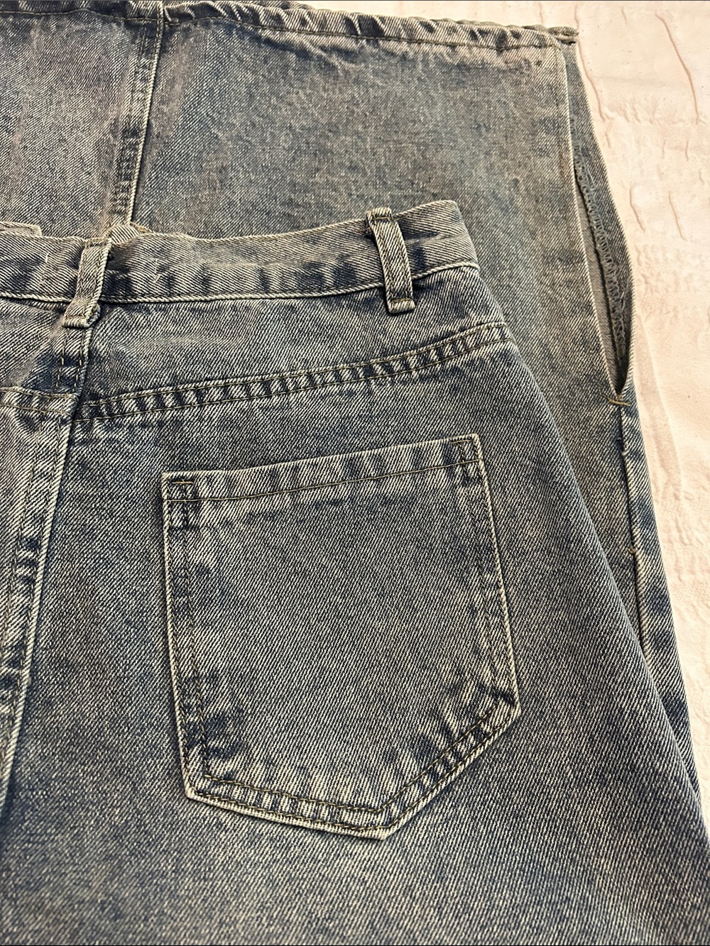 OAK + FORT Light Blue Denim Skirt - Picture 5 of 9